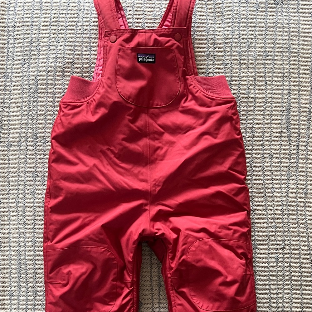 Patagonia Kids Cherry  Red Overalls